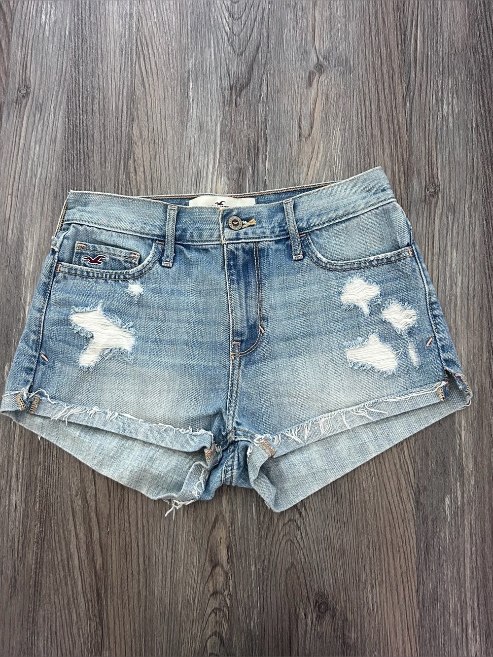 Hollister denim shorts size 25
